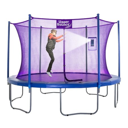 Machrus Machrus Upper Bounce Trampoline Net-12 ft Round Frames with 6 Poles/3 Arches-Smartphone/Tablet Pouch UBNET-12-6-ISTP-P